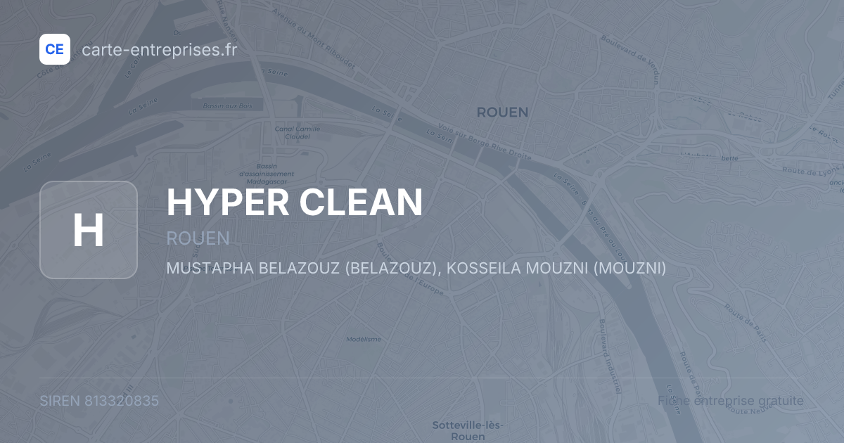 HYPER CLEAN — 813320835 — fiche entreprise
