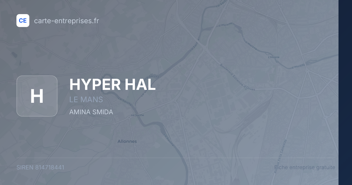 HYPER  HAL — 814718441 — fiche entreprise