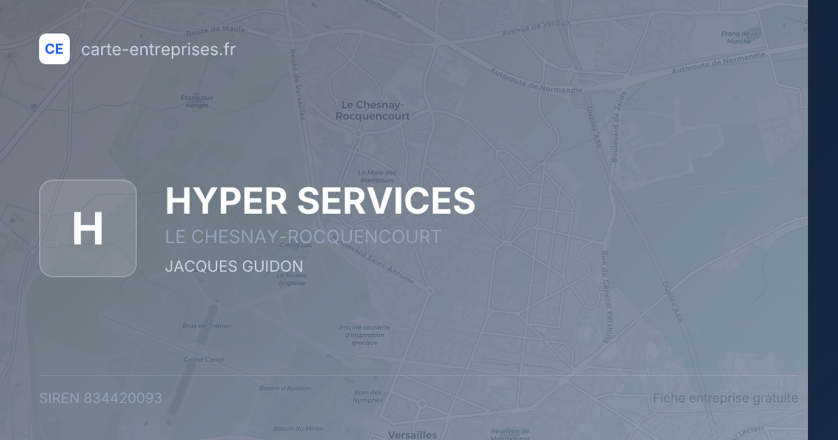 HYPER SERVICES — 834420093 — fiche entreprise
