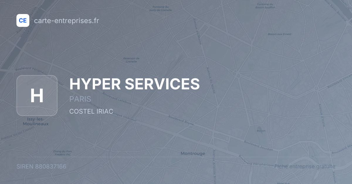 HYPER SERVICES — 880837166 — fiche entreprise