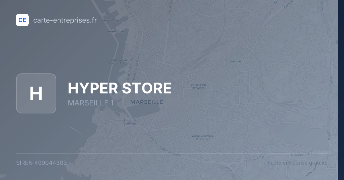 HYPER STORE — 499044303 — fiche entreprise