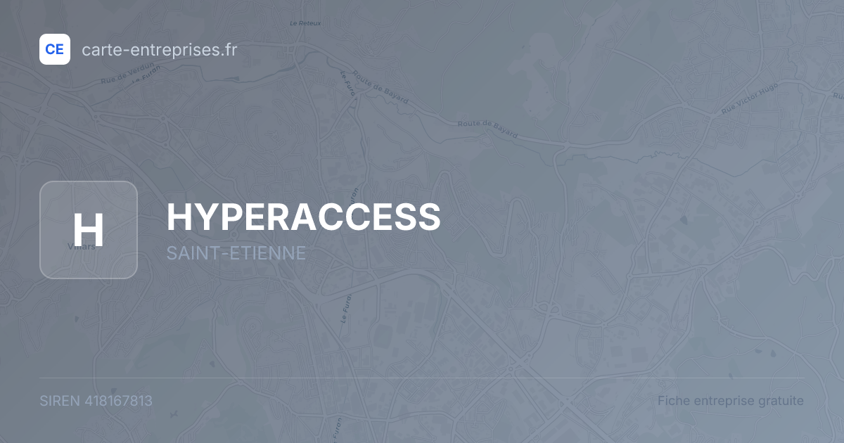 HYPERACCESS — 418167813 — fiche entreprise