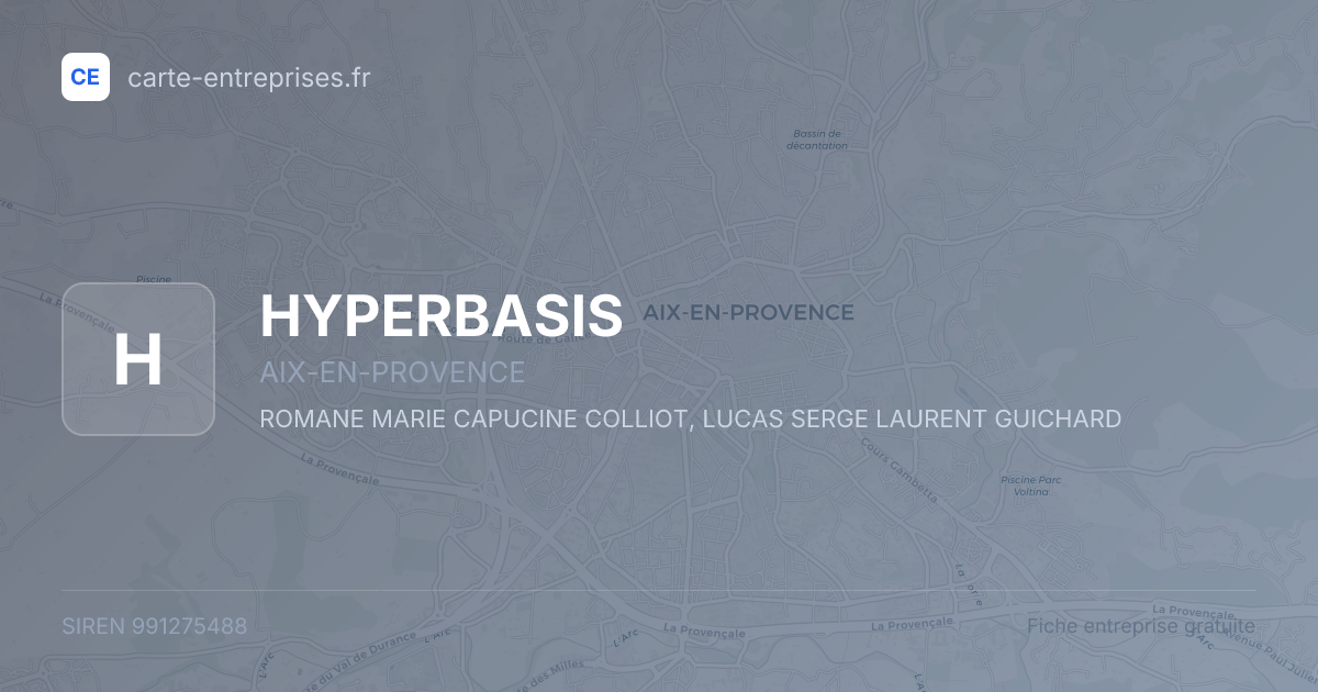 HYPERBASIS — 991275488 — fiche entreprise