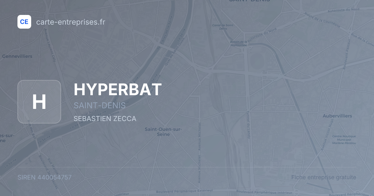 HYPERBAT — 440054757 — fiche entreprise