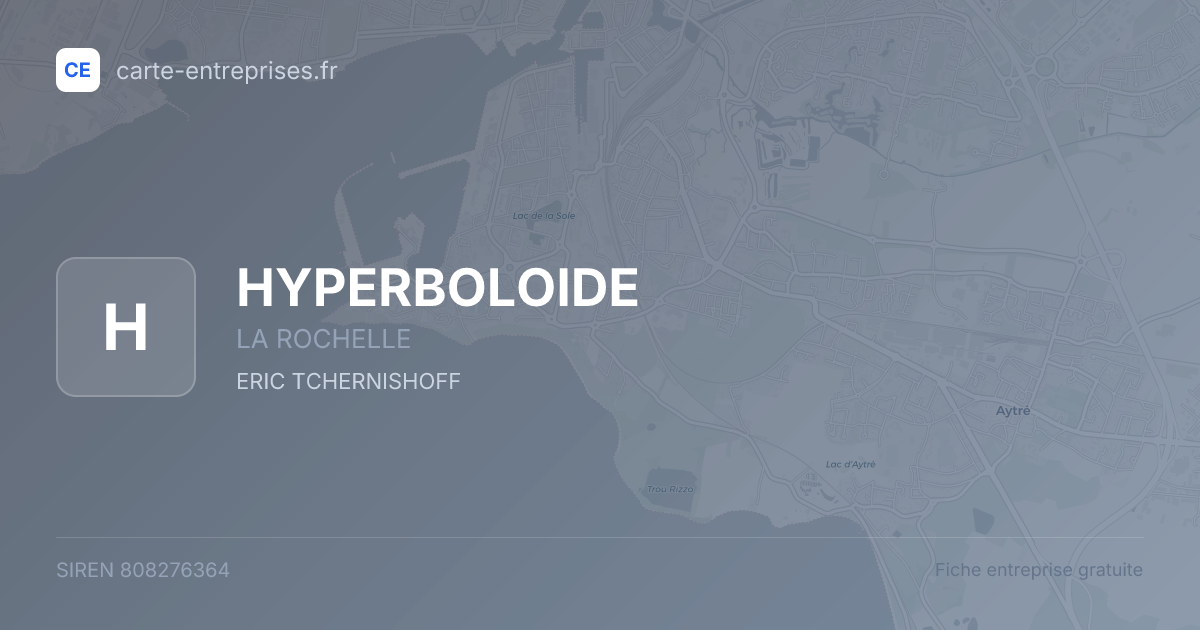 HYPERBOLOIDE — 808276364 — fiche entreprise