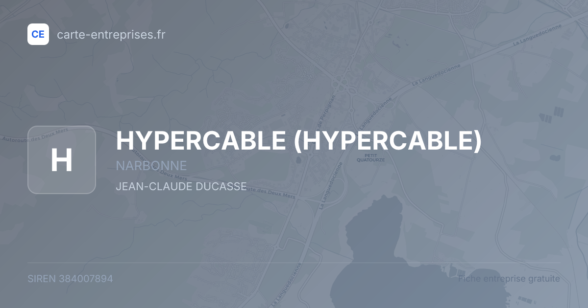 HYPERCABLE — 384007894 — fiche entreprise