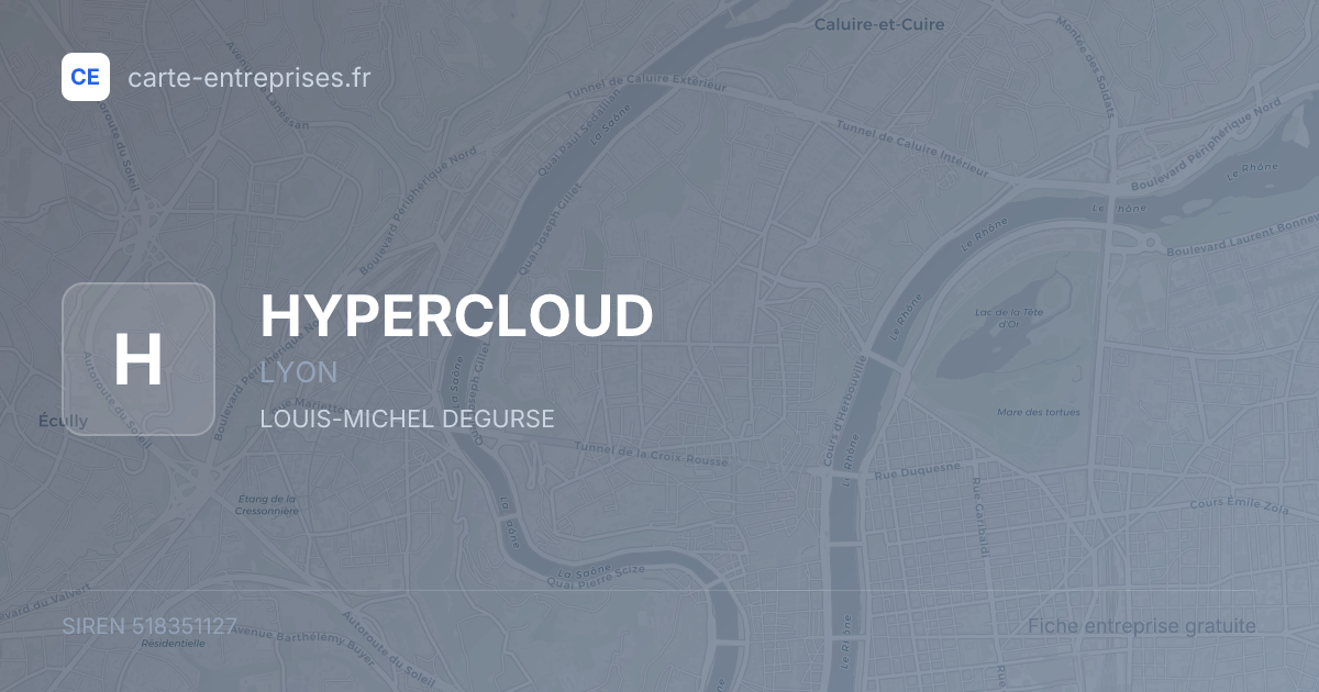 HYPERCLOUD — 518351127 — fiche entreprise