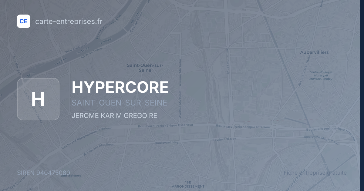 HYPERCORE — 940475080 — fiche entreprise