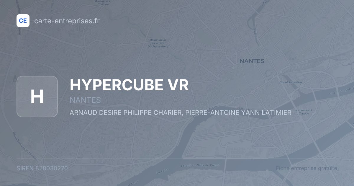 HYPERCUBE VR — 828030270 — fiche entreprise