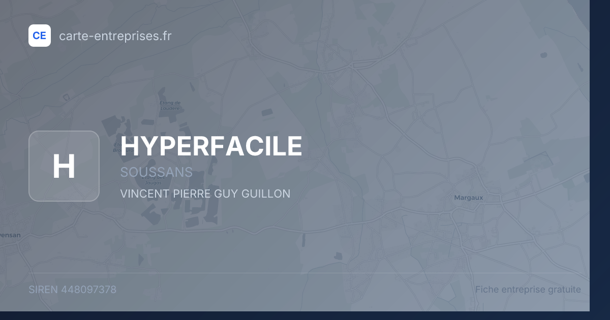 HYPERFACILE — 448097378 — fiche entreprise