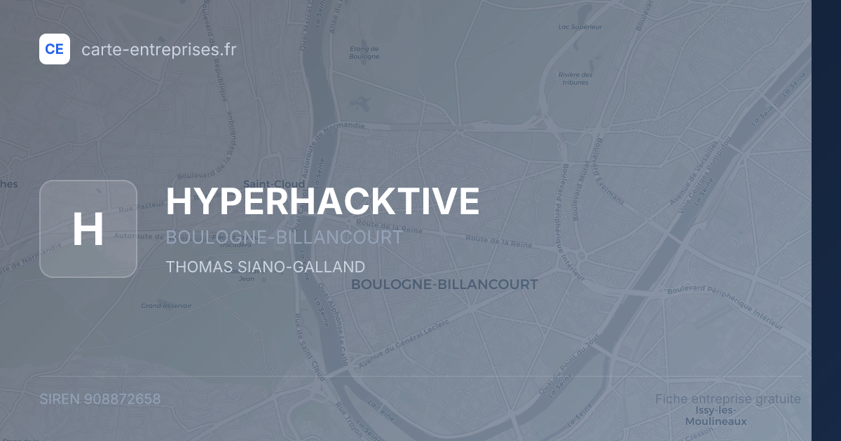 HYPERHACKTIVE — 908872658 — fiche entreprise