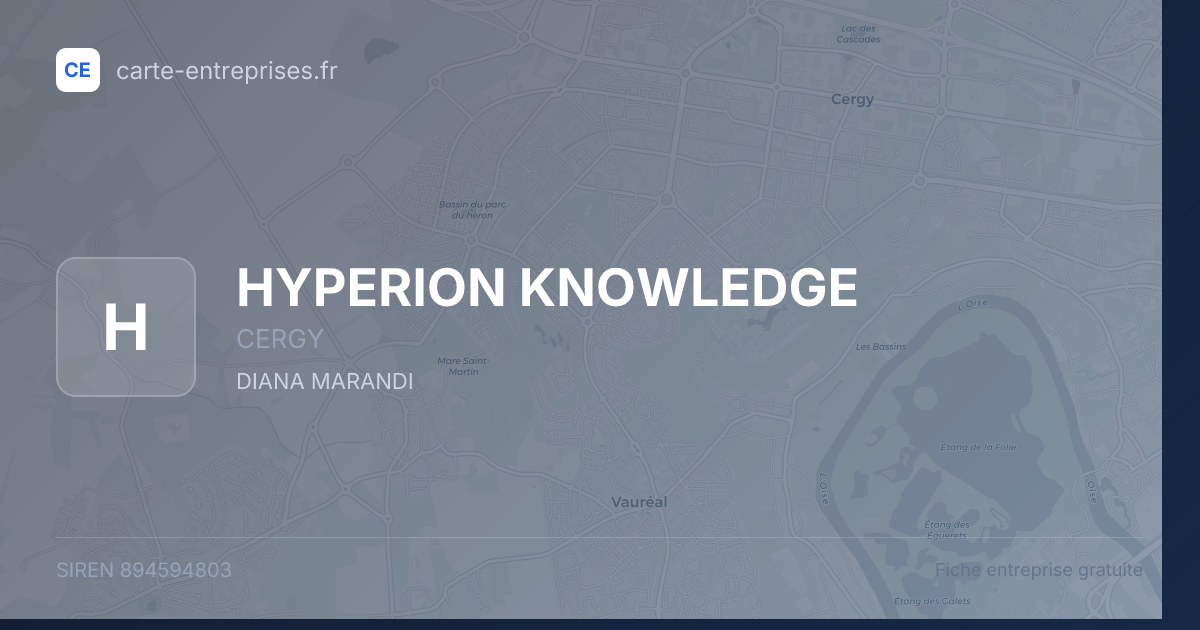 HYPERION KNOWLEDGE — 894594803 — fiche entreprise