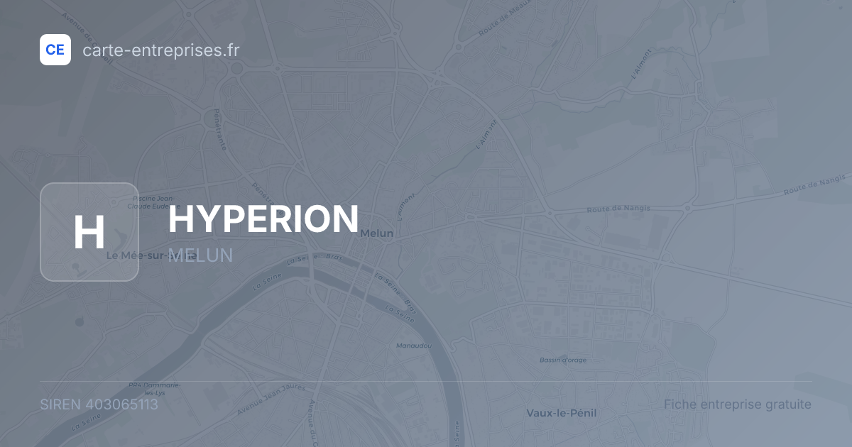 HYPERION — 403065113 — fiche entreprise