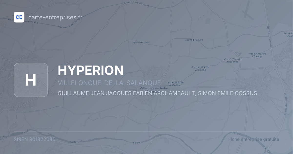 HYPERION — 901822080 — fiche entreprise
