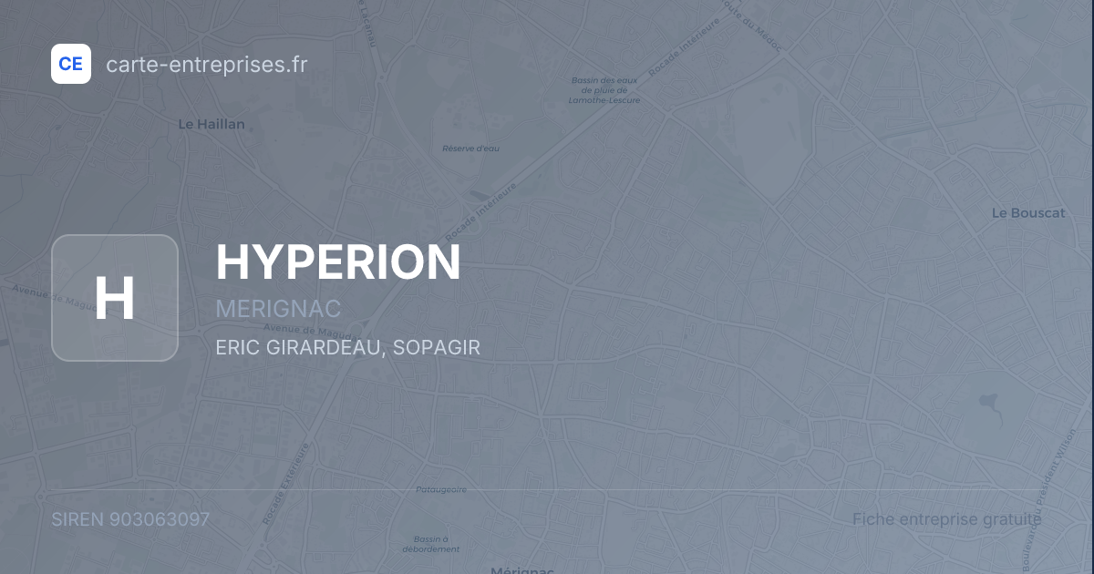 HYPERION — 903063097 — fiche entreprise