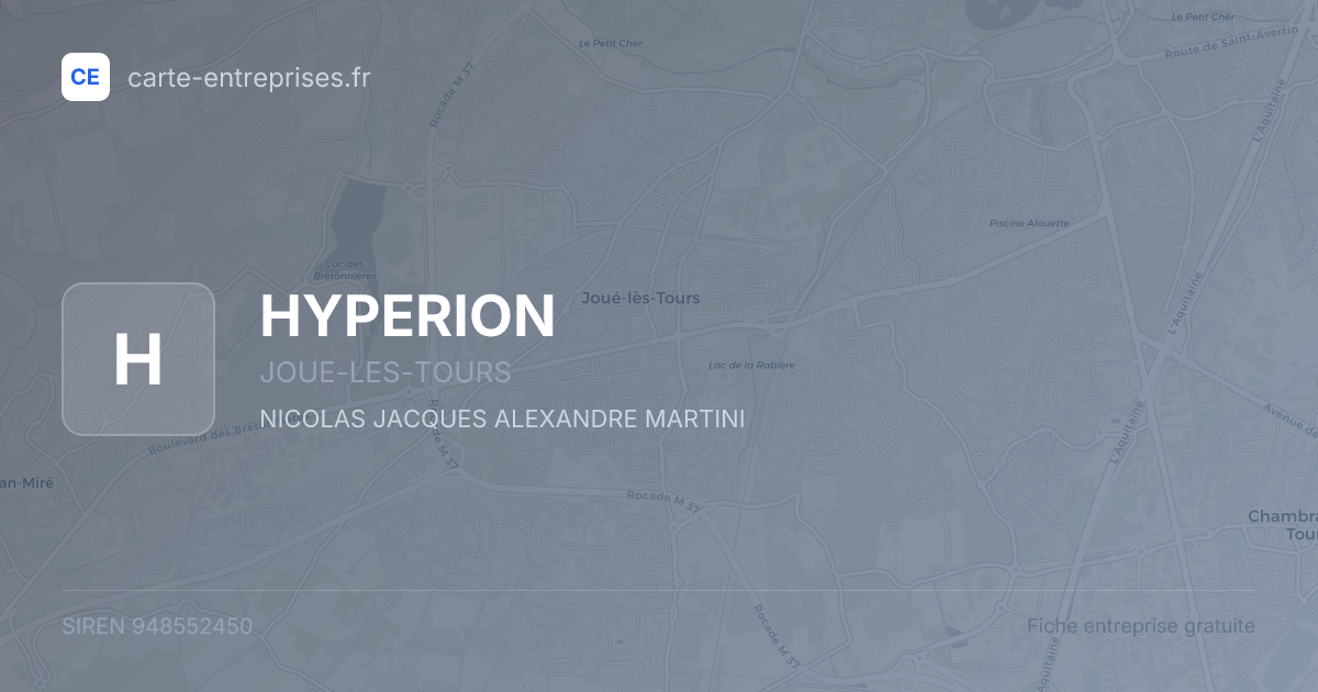 HYPERION — 948552450 — fiche entreprise