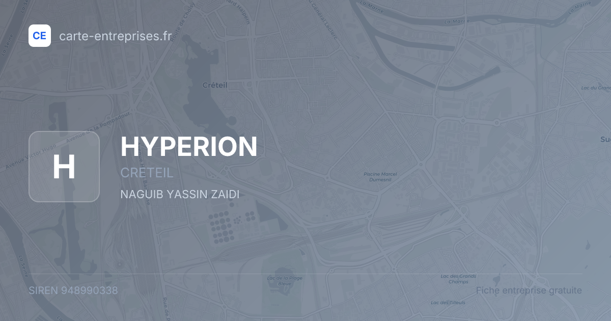 HYPERION — 948990338 — fiche entreprise
