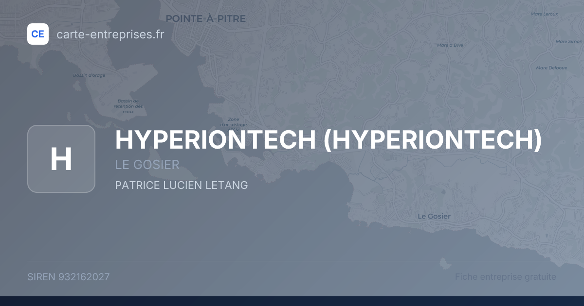 HYPERIONTECH — 932162027 — fiche entreprise