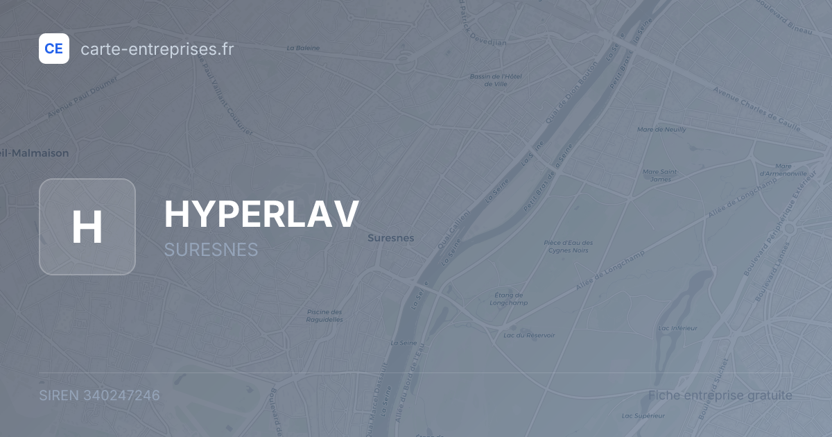 HYPERLAV — 340247246 — fiche entreprise