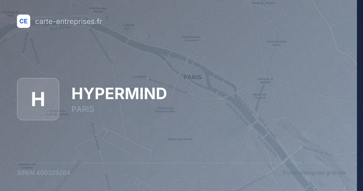 HYPERMIND — 400329264 — fiche entreprise