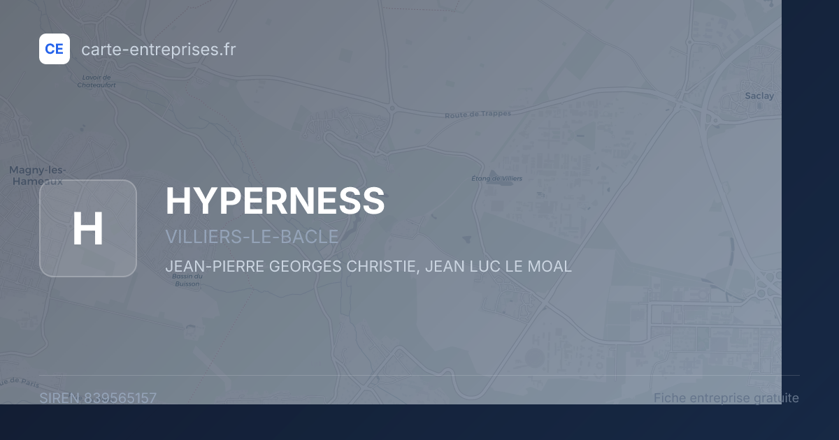 HYPERNESS — 839565157 — fiche entreprise