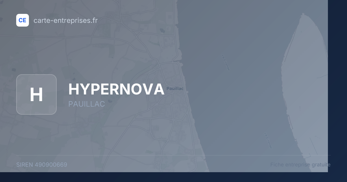 HYPERNOVA — 490900669 — fiche entreprise
