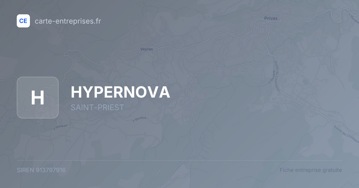 HYPERNOVA — 913797916 — fiche entreprise