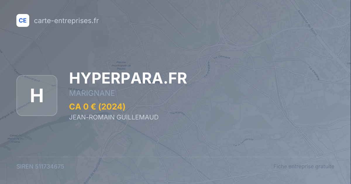 HYPERPARA.FR — 511734675 — fiche entreprise