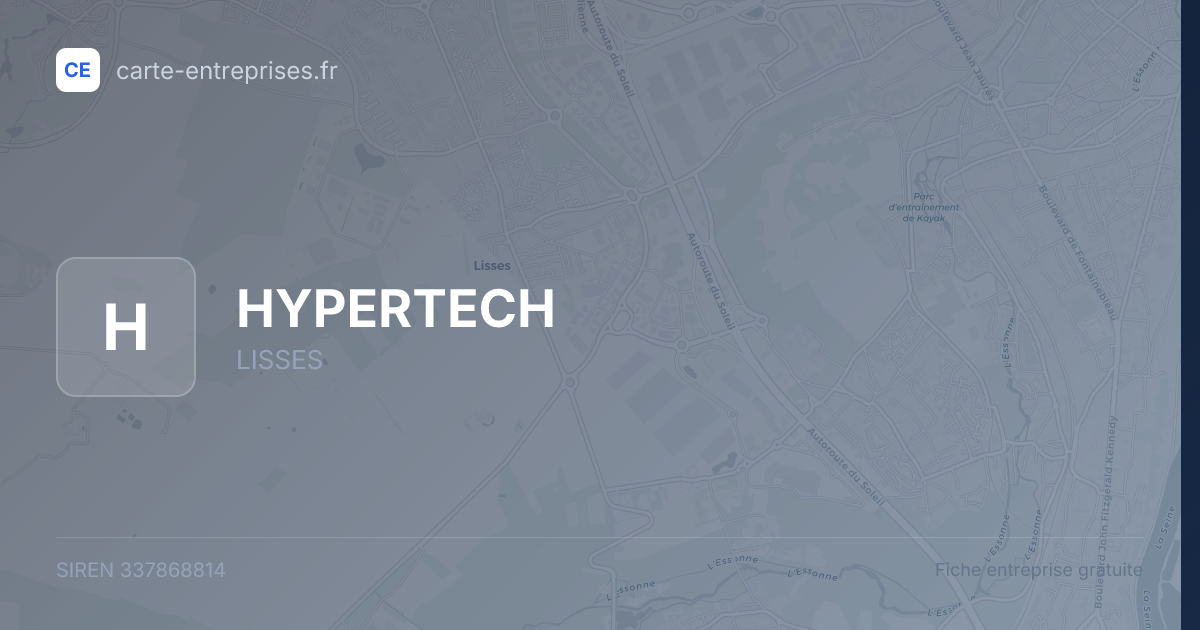 HYPERTECH — 337868814 — fiche entreprise