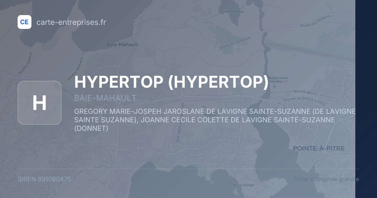 HYPERTOP — 891080475 — fiche entreprise