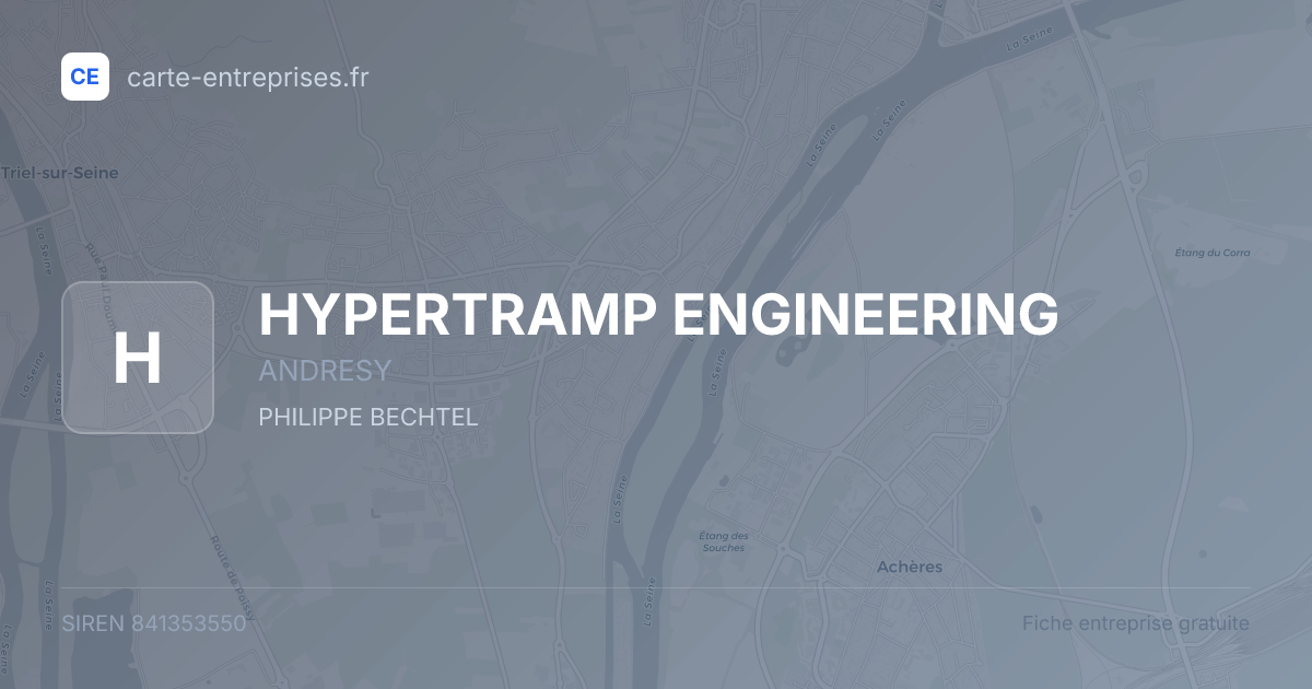 HYPERTRAMP ENGINEERING — 841353550 — fiche entreprise