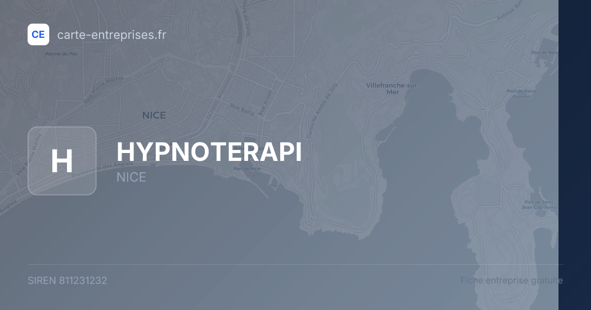 HYPNOTERAPI — 811231232 — fiche entreprise
