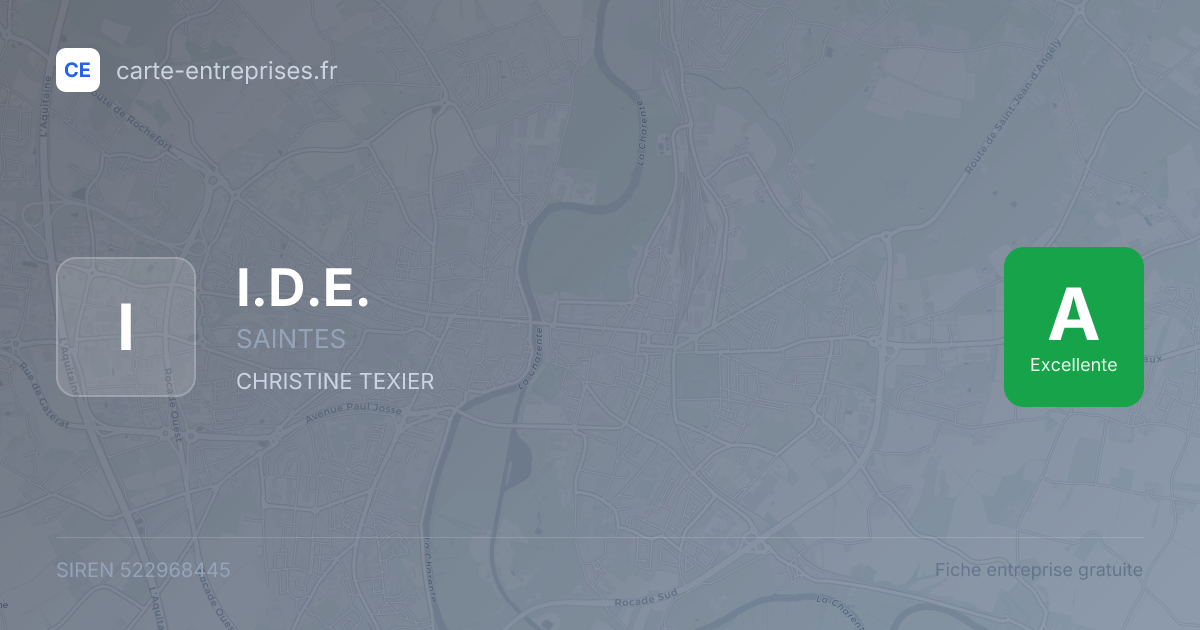 I.D.E. — 522968445 — fiche entreprise