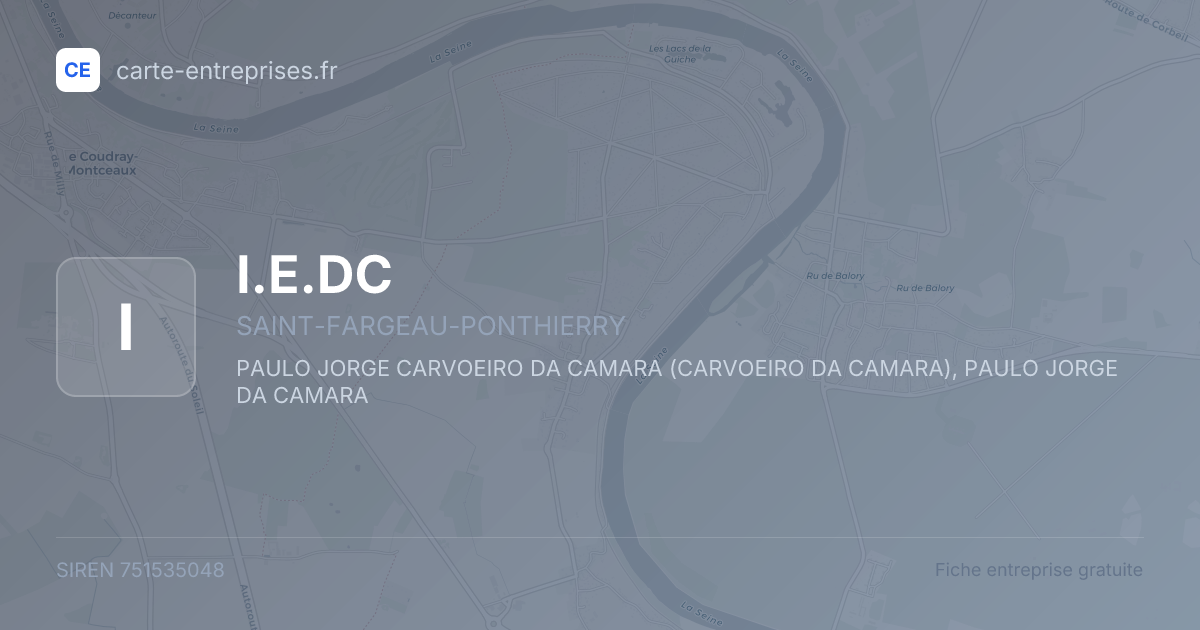 I.E.DC — 751535048 — fiche entreprise