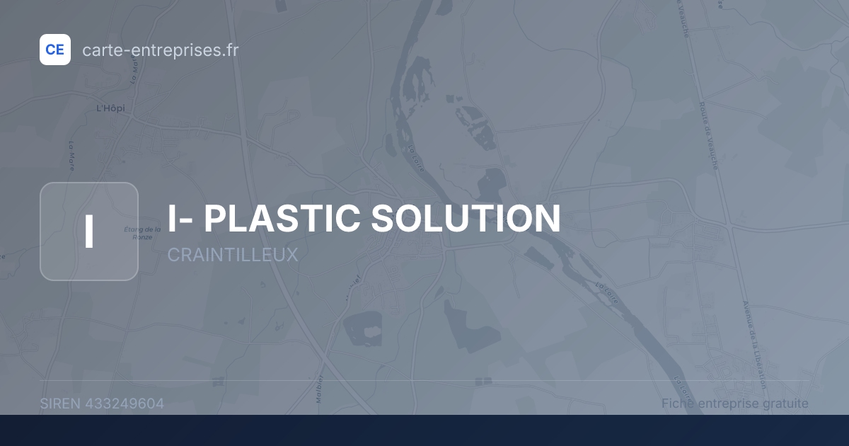 I- PLASTIC SOLUTION — 433249604 — fiche entreprise