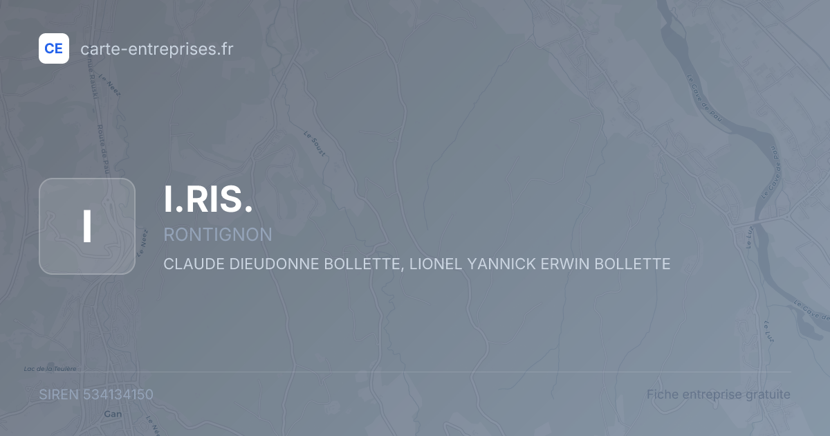 I.RIS. — 534134150 — fiche entreprise