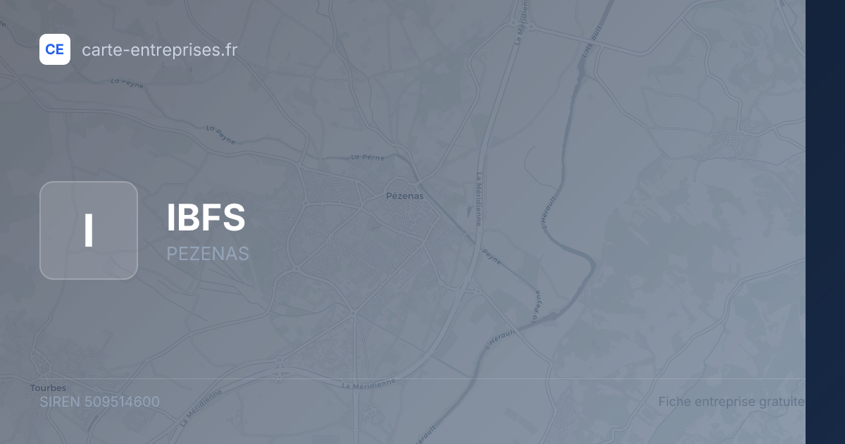 IBFS — 509514600 — fiche entreprise