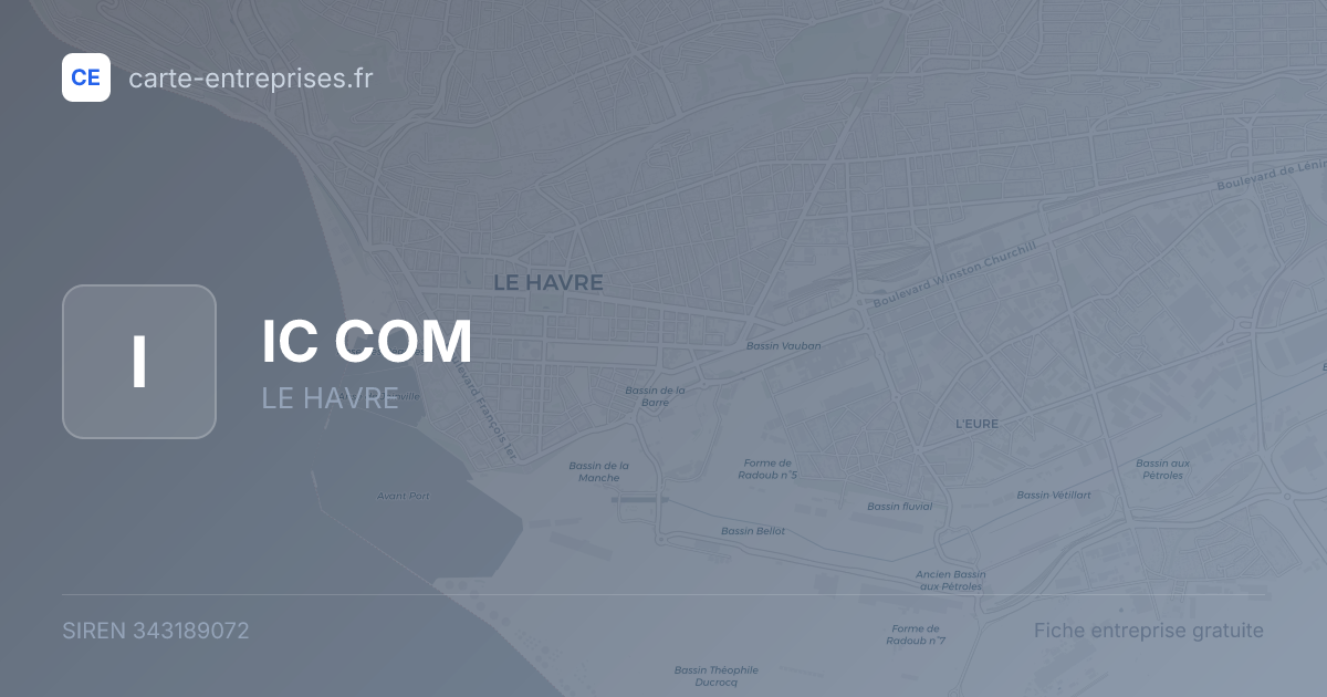 IC COM — 343189072 — fiche entreprise