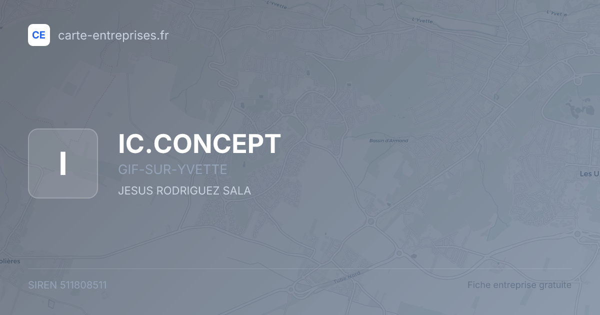 IC.CONCEPT — 511808511 — fiche entreprise