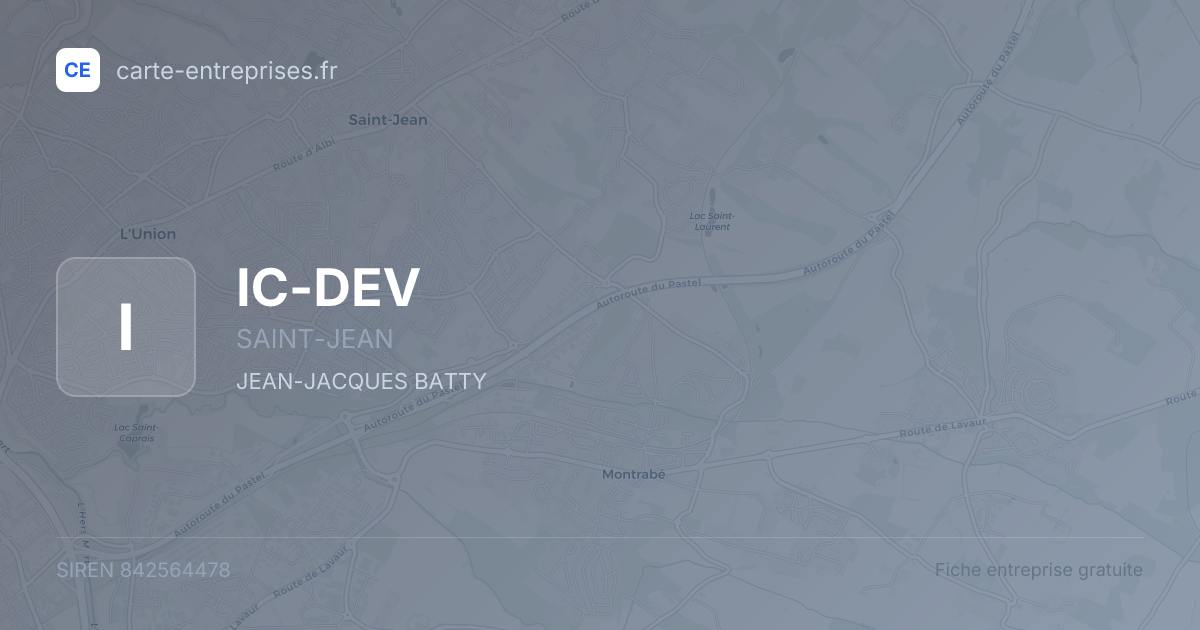 IC-DEV — 842564478 — fiche entreprise
