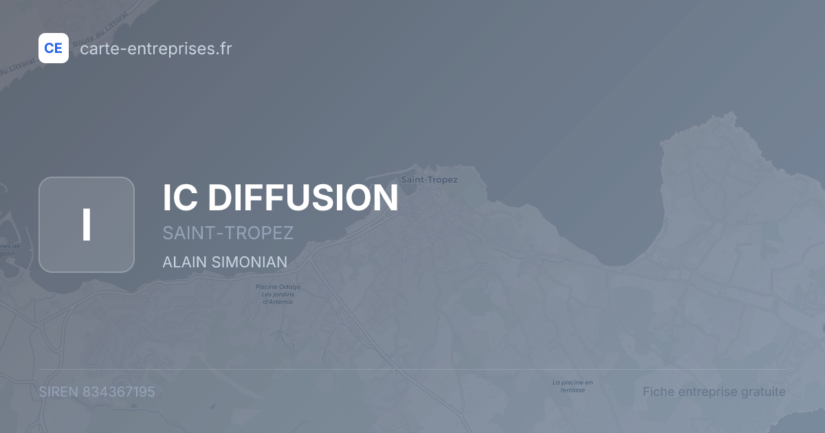 IC DIFFUSION — 834367195 — fiche entreprise