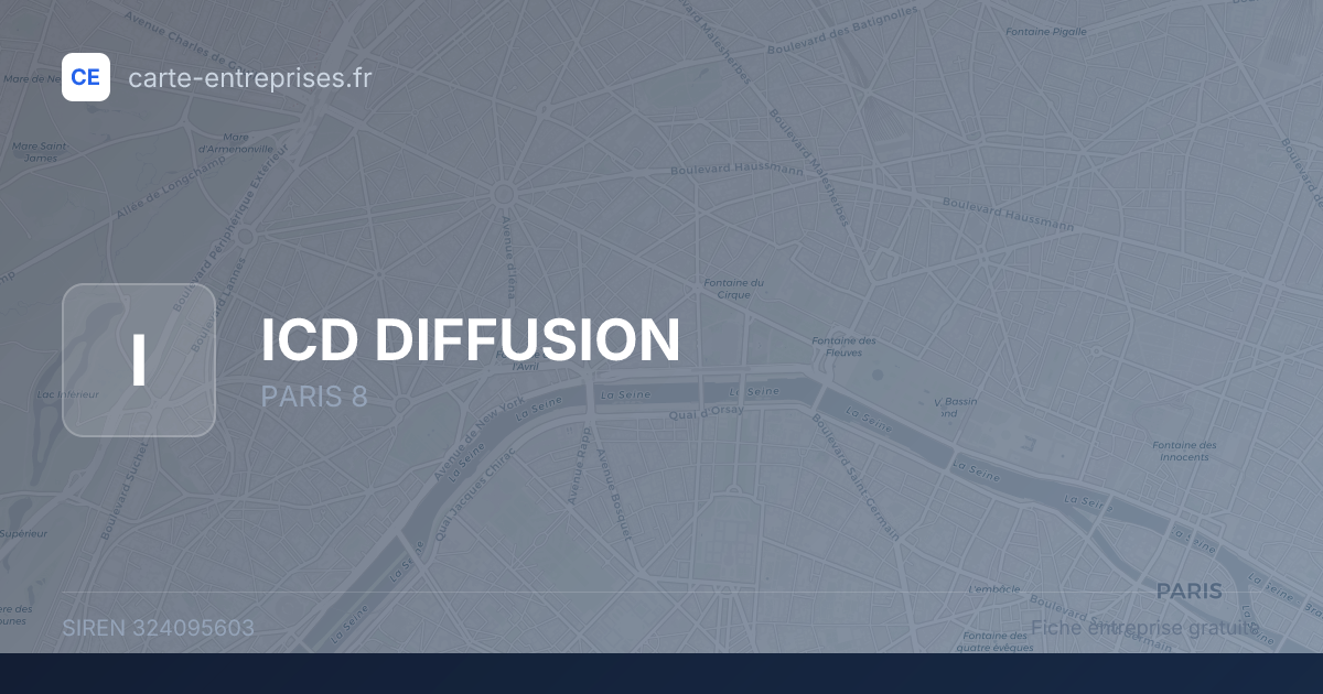 ICD DIFFUSION — 324095603 — fiche entreprise