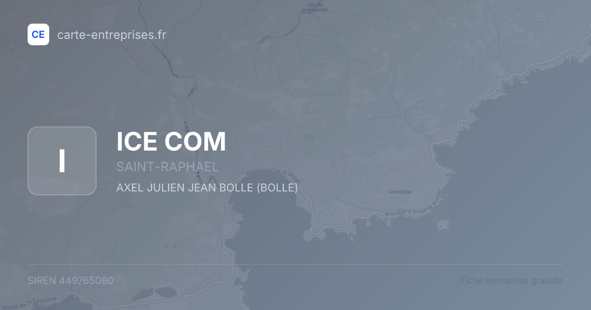 ICE COM — 449765080 — fiche entreprise