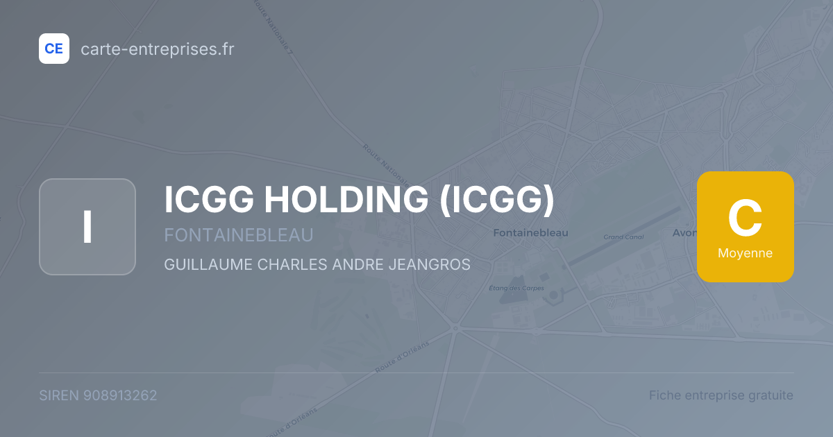 ICGG HOLDING (ICGG) — 908913262 — fiche entreprise