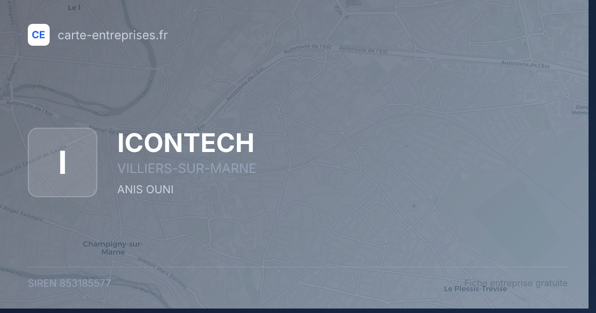 ICONTECH — 853185577 — fiche entreprise