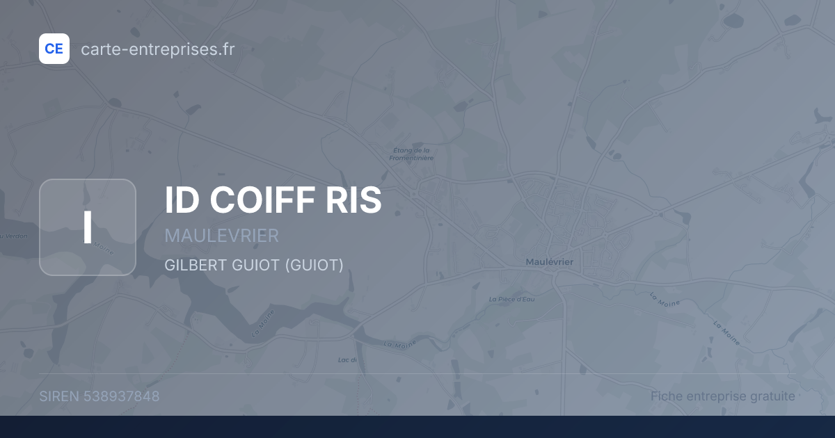 ID COIFF RIS — 538937848 — fiche entreprise