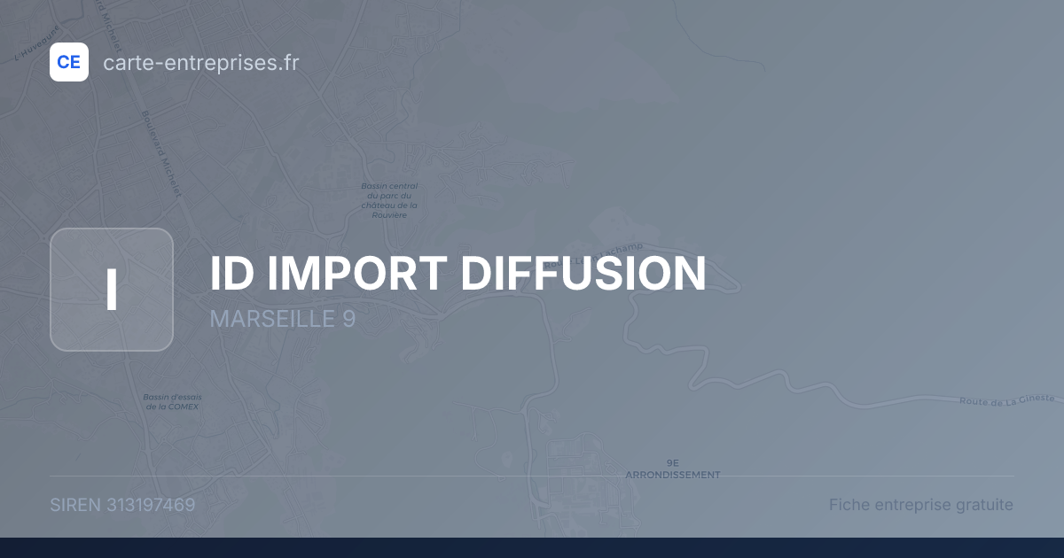 ID IMPORT DIFFUSION — 313197469 — fiche entreprise