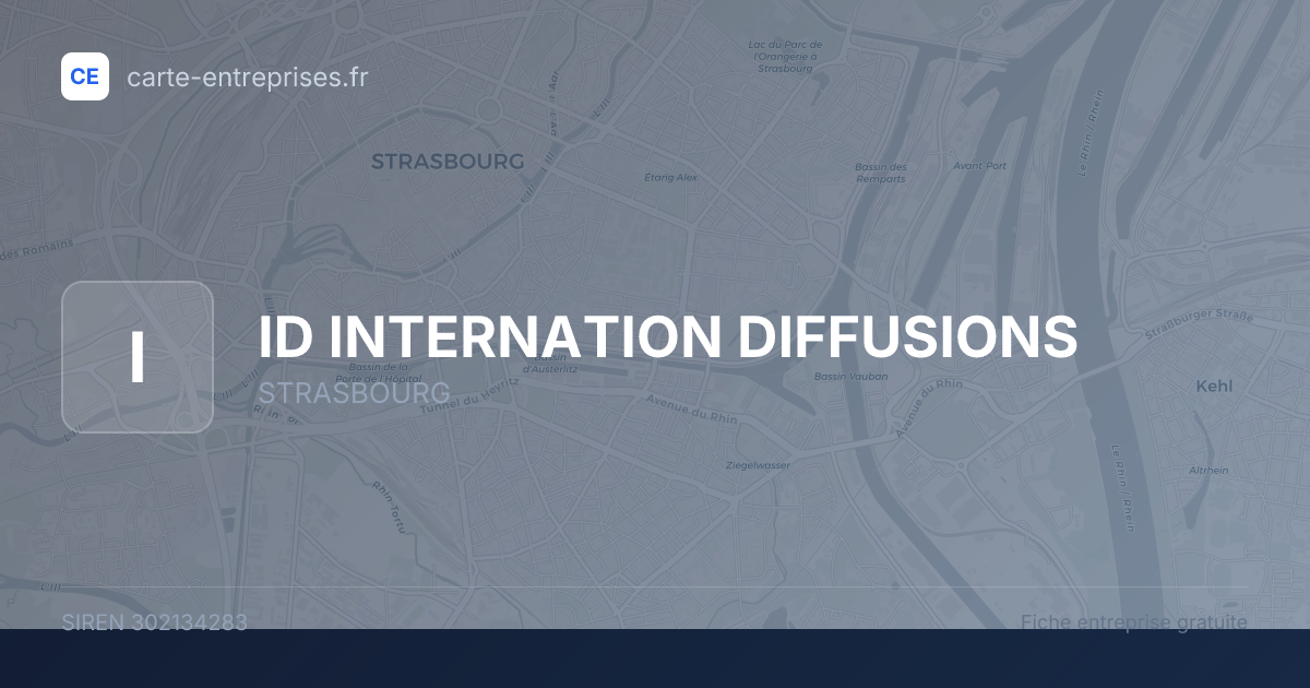 ID INTERNATION DIFFUSIONS — 302134283 — fiche entreprise