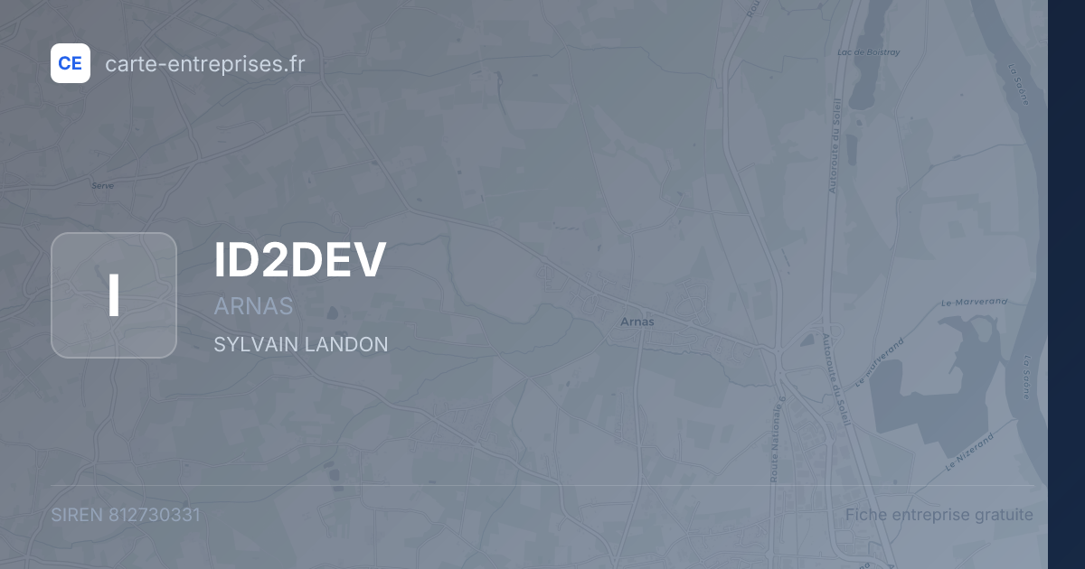 ID2DEV — 812730331 — fiche entreprise