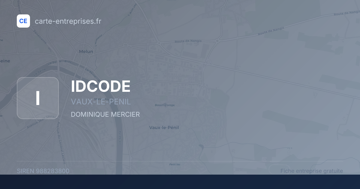 IDCODE — 988283800 — fiche entreprise
